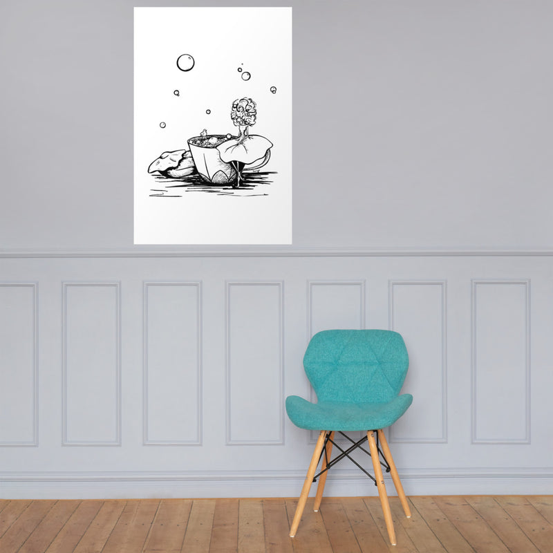 Bubbles - Photo paper poster